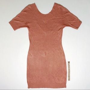 Banana Republic bronze sweater dress